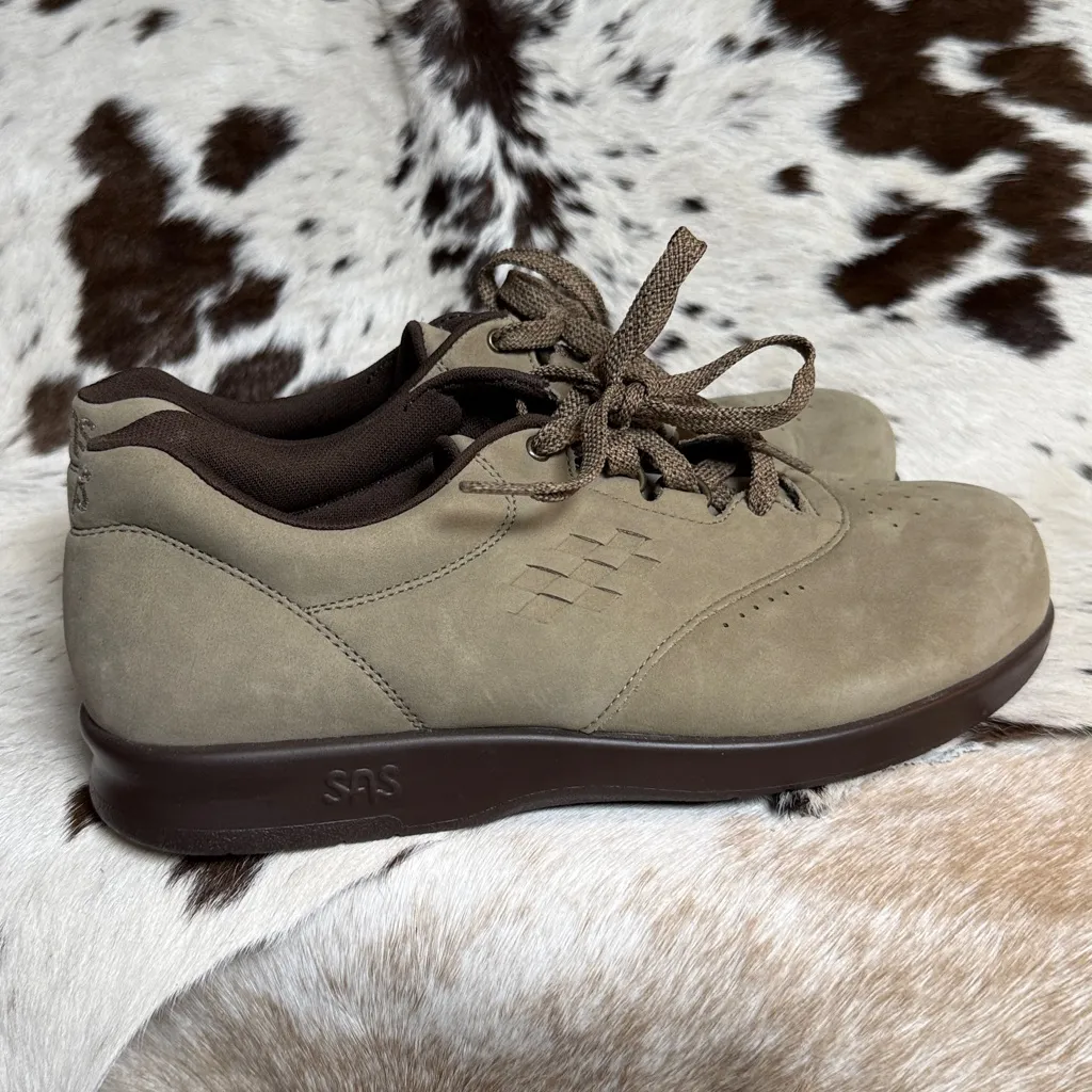 SAS FREE TIME 9 Wide Walking Shoe Comfort Career B15 Tan - Image 6