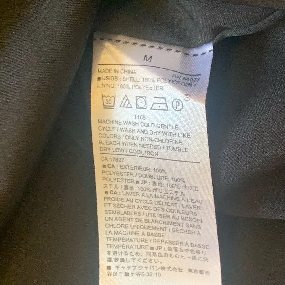 Banana Republic Top Medium Black Sheer Ballon Sleeve Button turtleneck Classy - Image 5