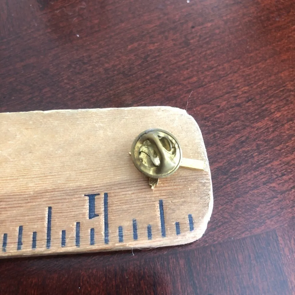 Vintage Cross Gold Tone Pin - Image 2