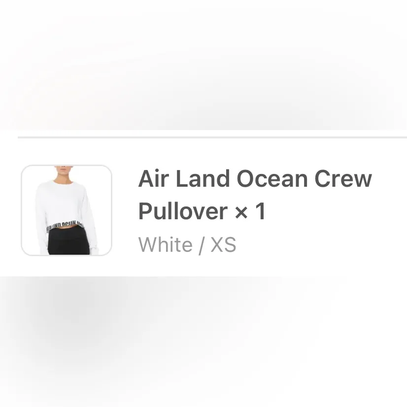 Alo yoga Air Land Ocean Crew Pullover - white - Image 4