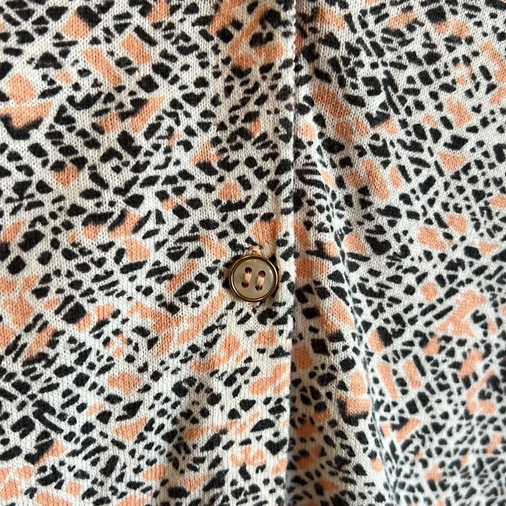 Marc by Marc Jacobs Punch Pink Multi Punch Pink Cotton Cardigan, Medium - Image 5