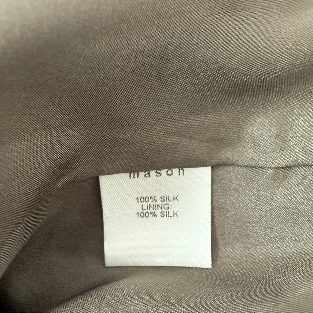 Michelle Mason Cross Back Slit Maxi Dress - Womens Size 2 Gunmetal NWT - Image 10