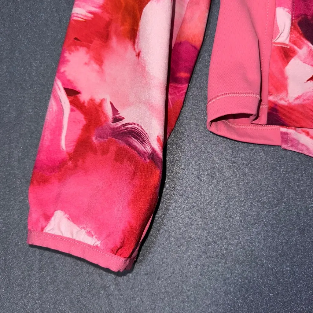 Athleta Womens Medium‎ Pink Run With It Full Zip Long Sleeve Jacket Pockets - Image 6