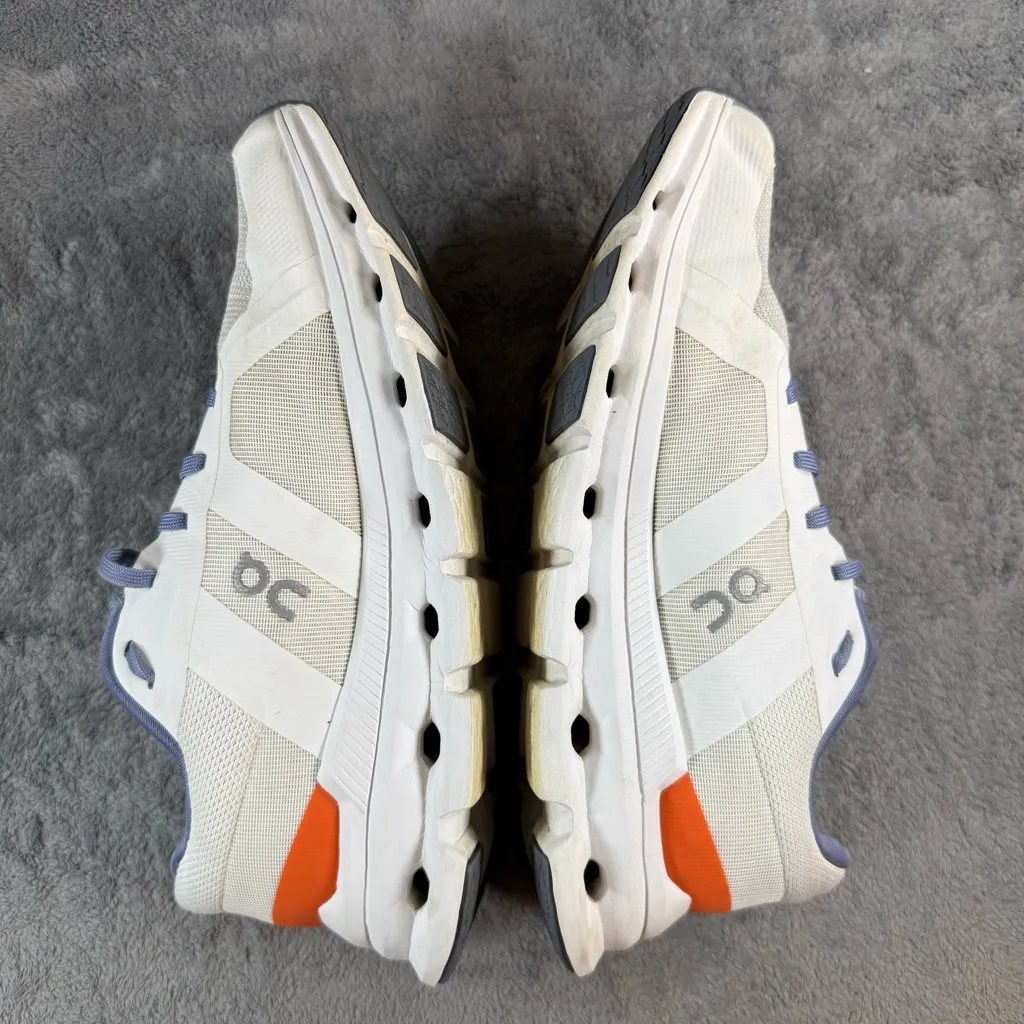 Women’s 7.5 On Running Cloudrunner “White Flame” Running Shoe White - Image 9