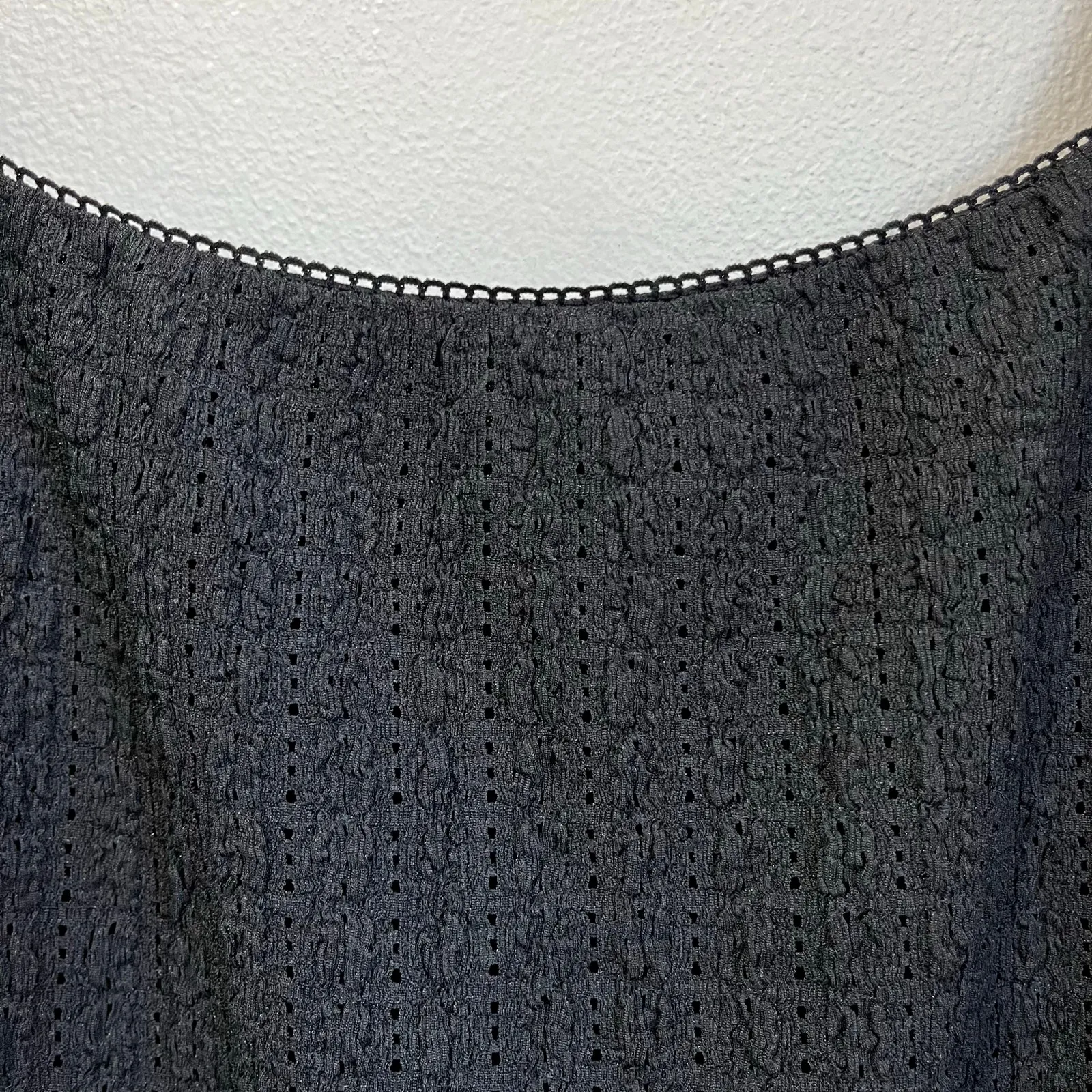 Francesca’s Black Textured Ruffle Sleeve Bodysuit NWT Size Small Size M - Image 7