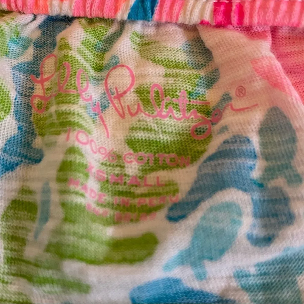 Lilly Pulitzer Bright Coral Strapless top size Xs - Image 3