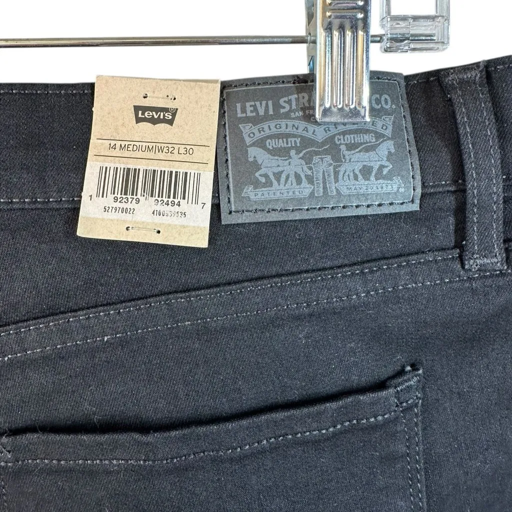 NEW/NWT Levi's 720 High Rise Super Skinny Jeans in Black Size 32 14 Medium - Image 5