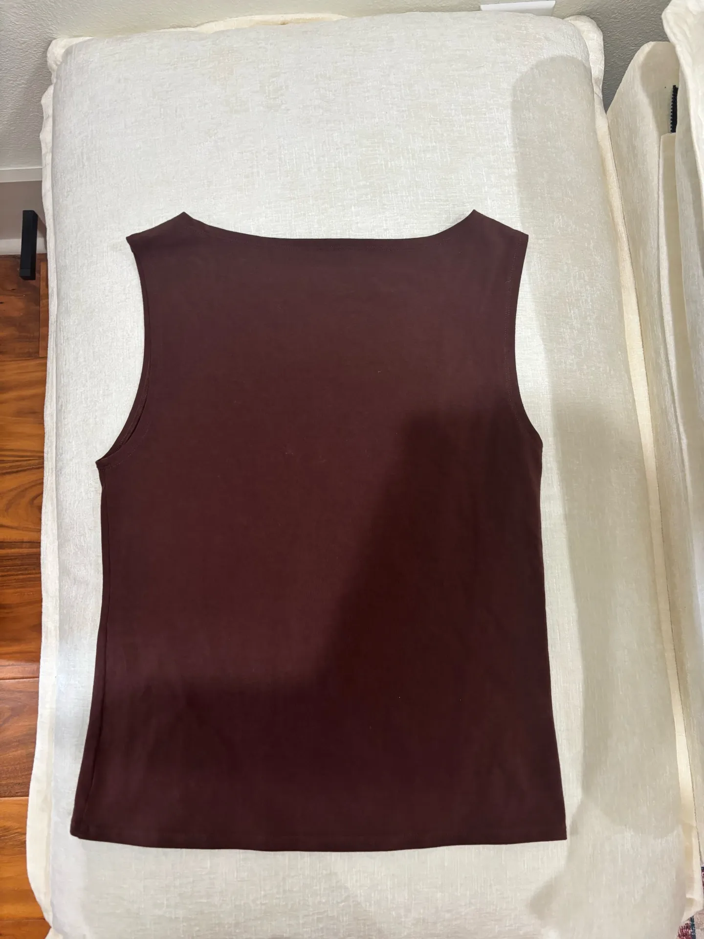 Quince  boatneck brown top - Image 4