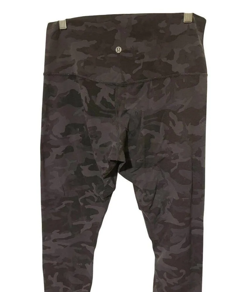 Lululemon  High Rise Align Pant 28" Yoga Leggings Incognito Camo Grey 8 - Image 5