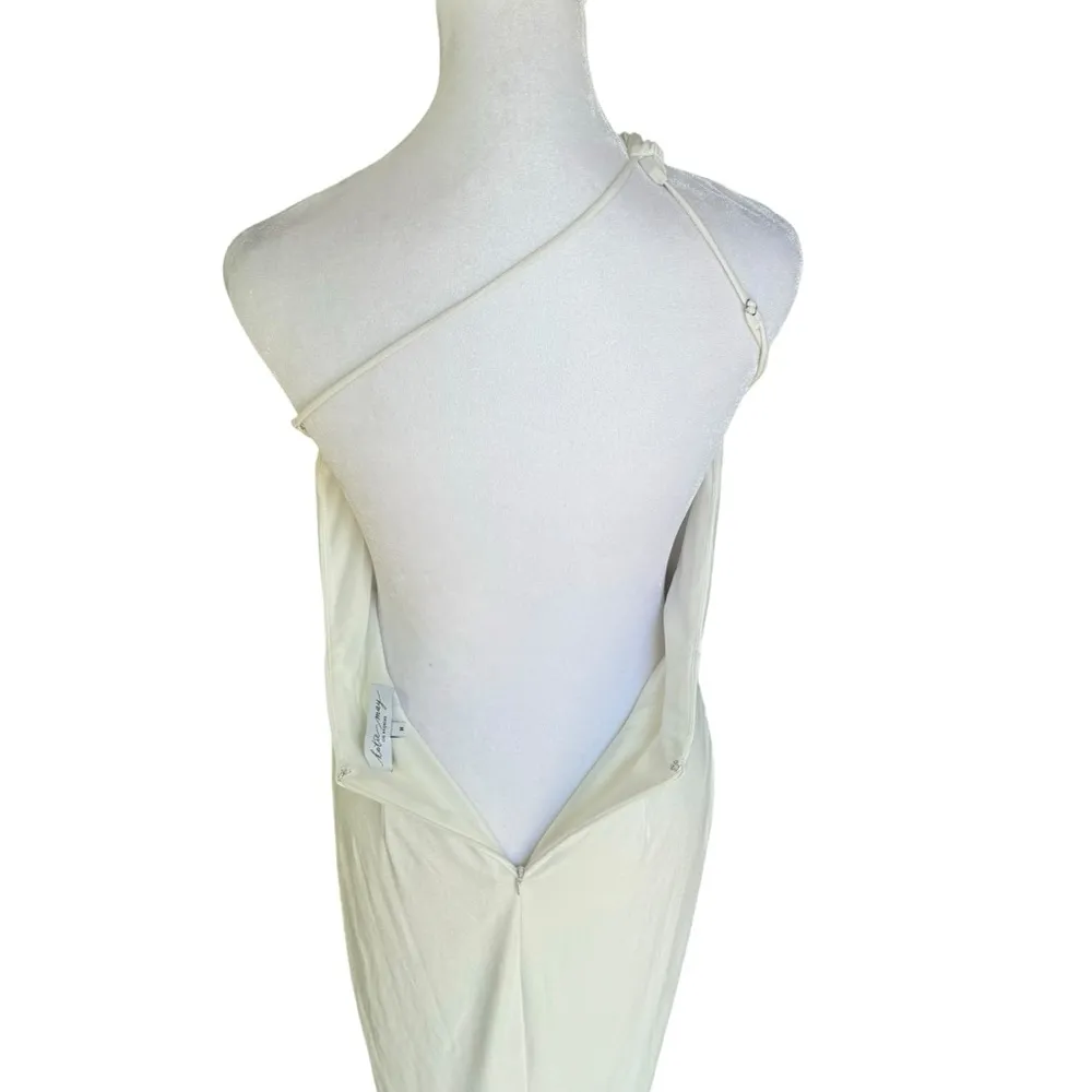 Katie May x Revolve - Brittany Gown in Silver Dusted Ivory Sz M - Image 9