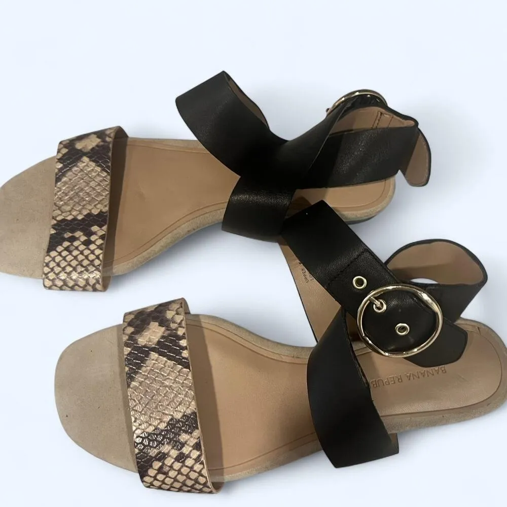 Banana republic snake print leather - Image 3