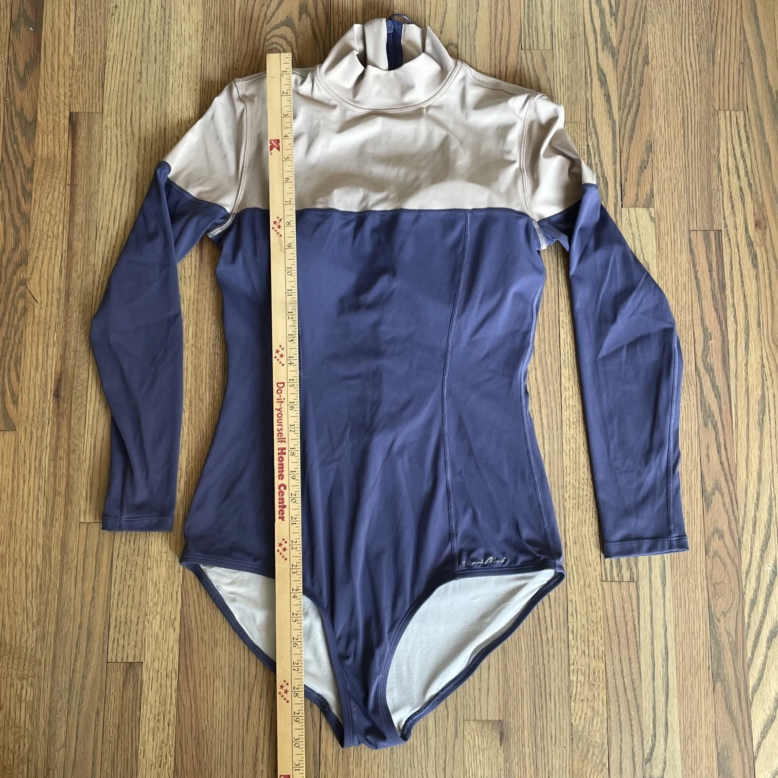 VISUAL MOOD VIOLET/GREY Tie BACK One Piece Swimsuit SURF BEACH SZ XL WOMENS Purple - Image 16