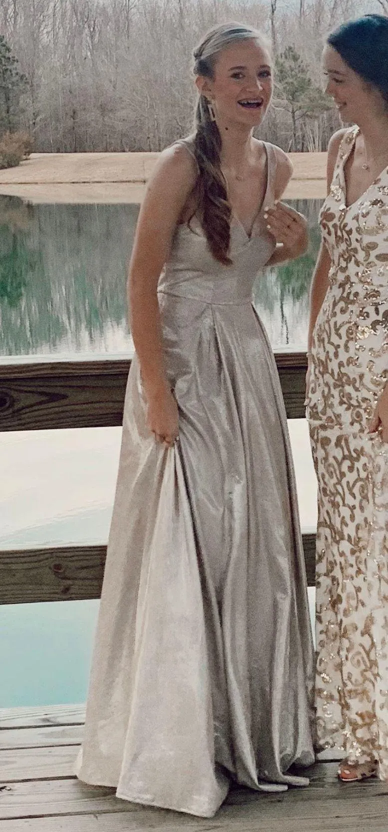 B. Smart prom dress gold - Image 2