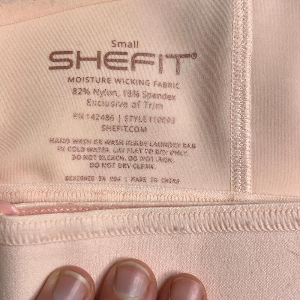 SheFit EUC FLEX SPORTS BRA MEDIUM Impact in blush Sz Small - Image 10
