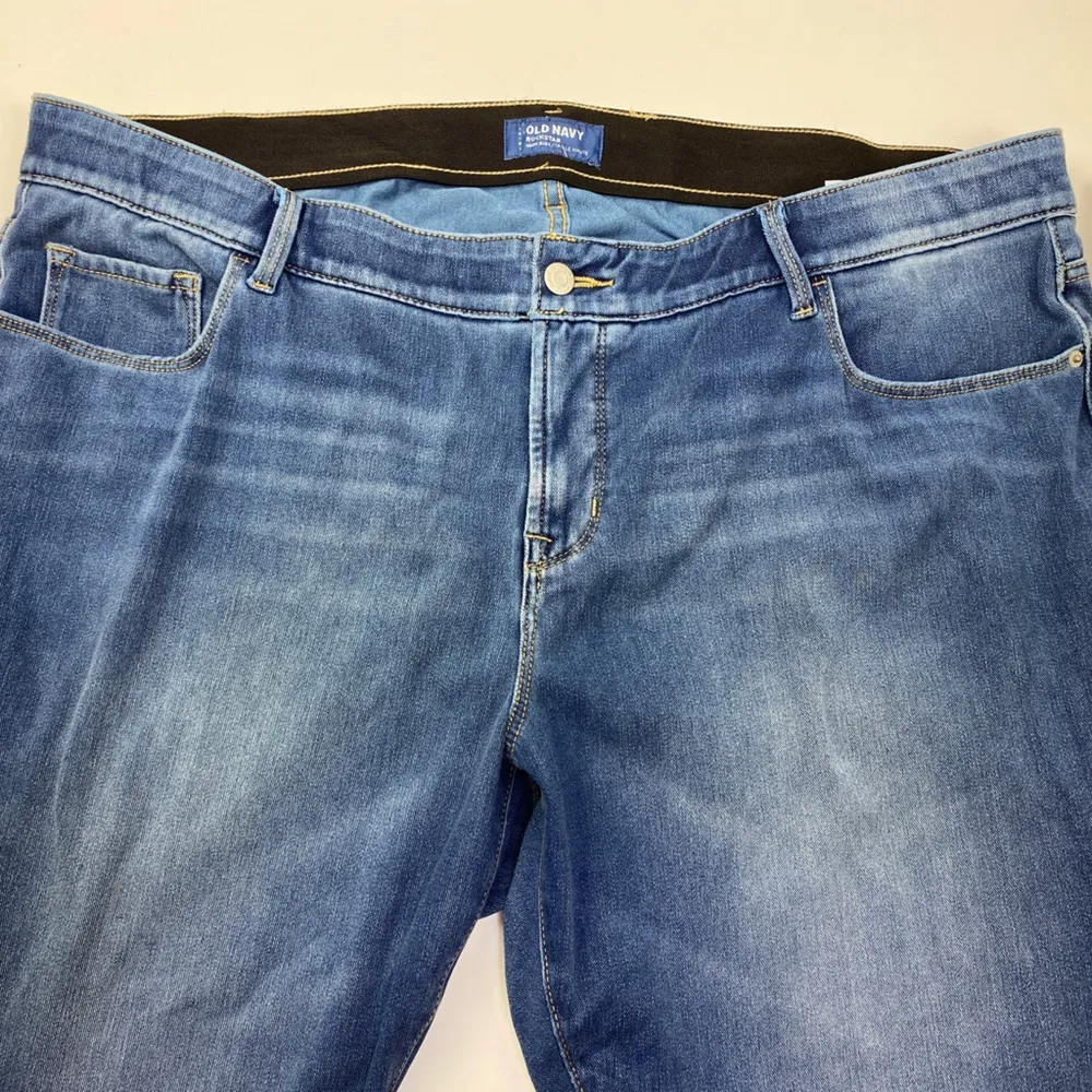 Old Navy Rockstar Hi-Rise Skinny Ankle Denim Jean NWT Size 26 - Image 3