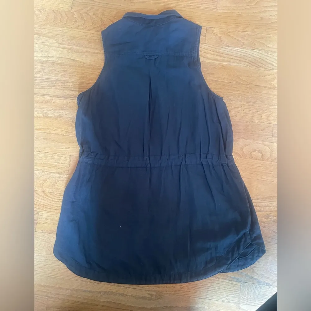 Free People  Button Up Cotton Mini Dress - Image 7