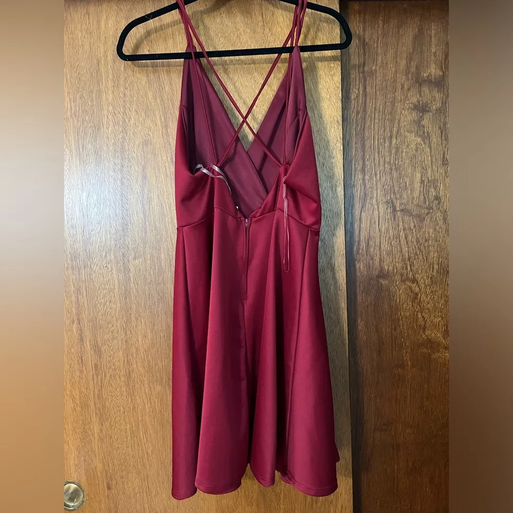 Maroon Charlotte Russe dress - Image 3