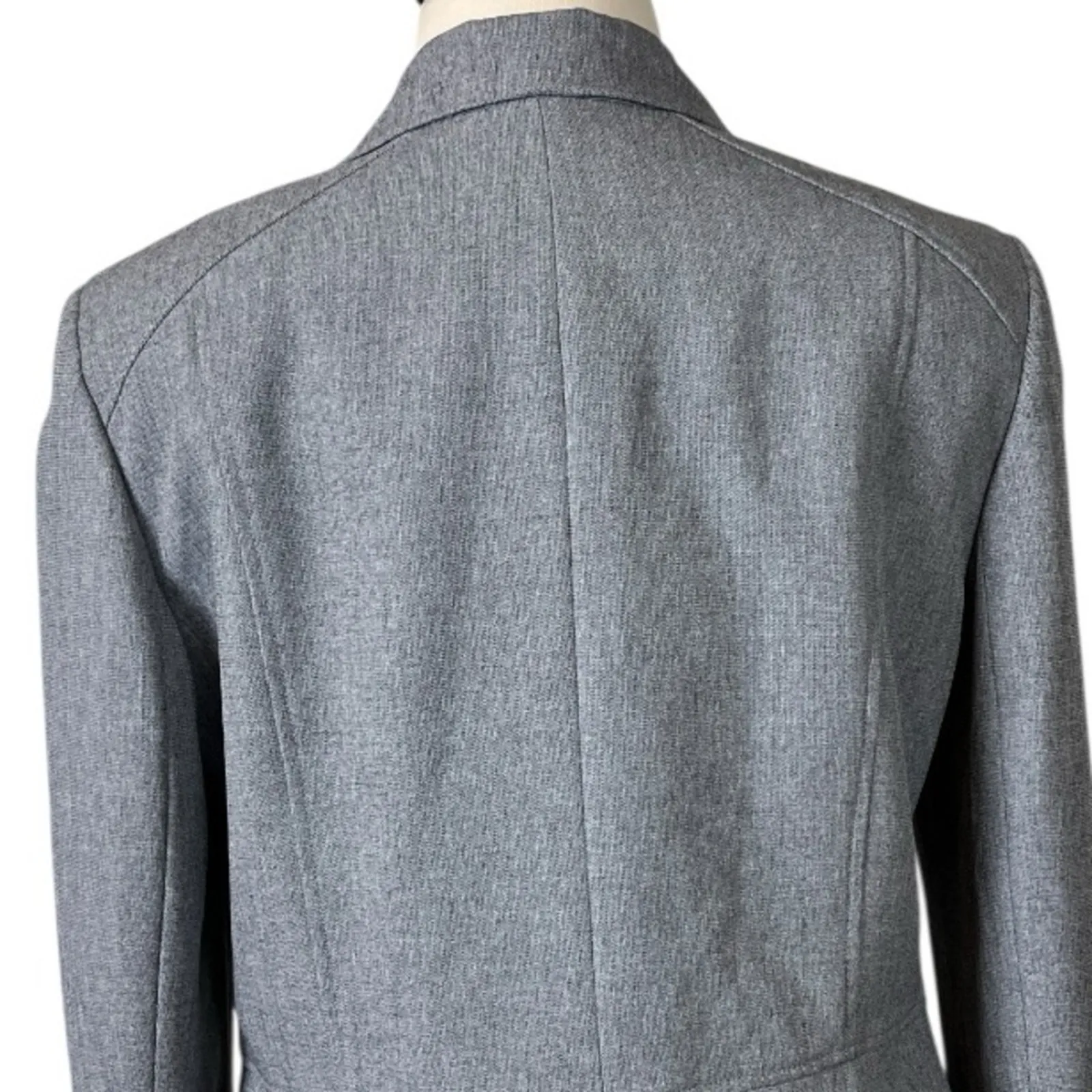 Kasper Women’s Pant Suit 2 Button Kate Classic Fit Notch Lapel Gray Plus Size 16 - Image 8