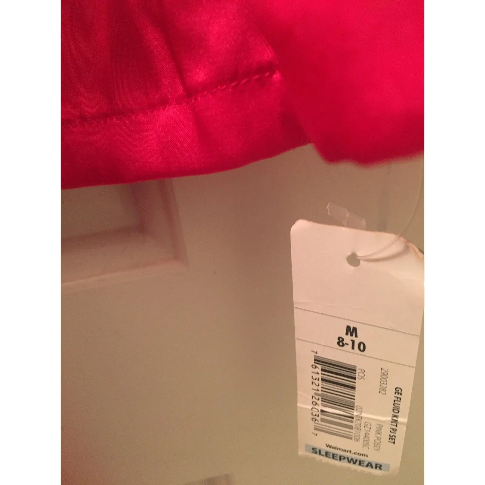 George Women's Satin 2 Piece Pajama Pant Set Top & Pants Sleep Size M 8 - Image 5