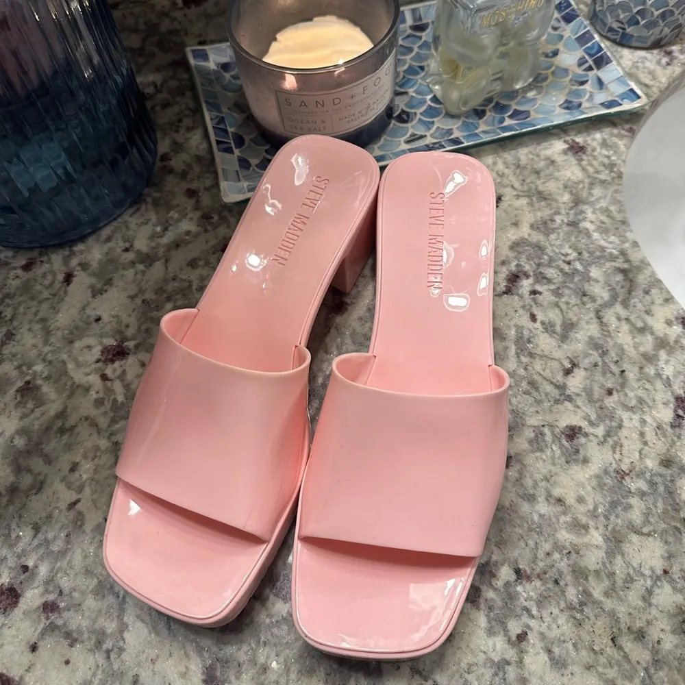 Steve Madden Chunky Platform Pink Y2K Sandals - Image 3