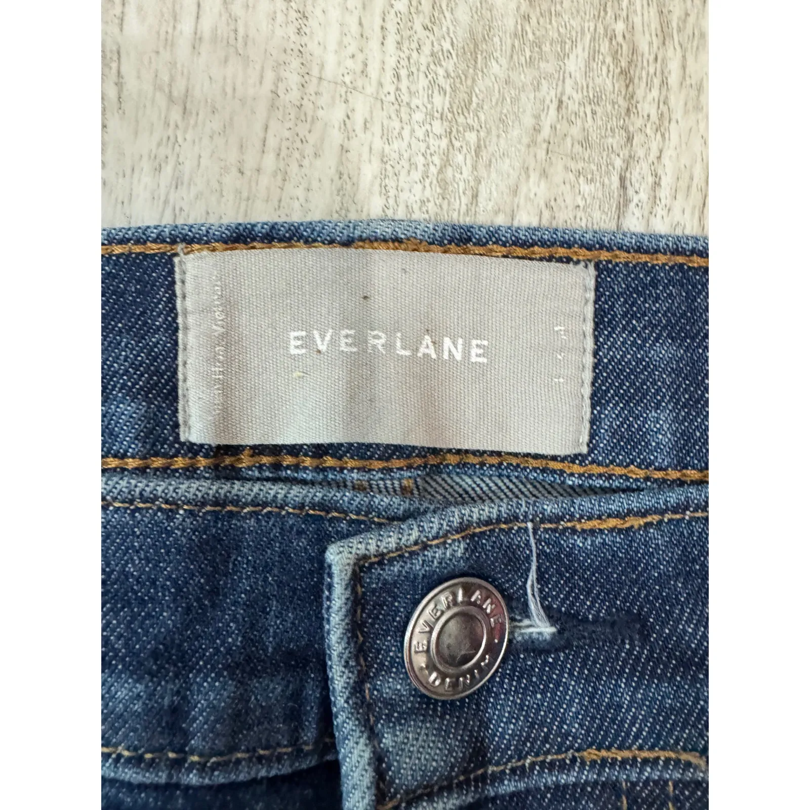 Everlane Women's Straight Leg Blue Wash Denim Jeans Size 29 - Image 4