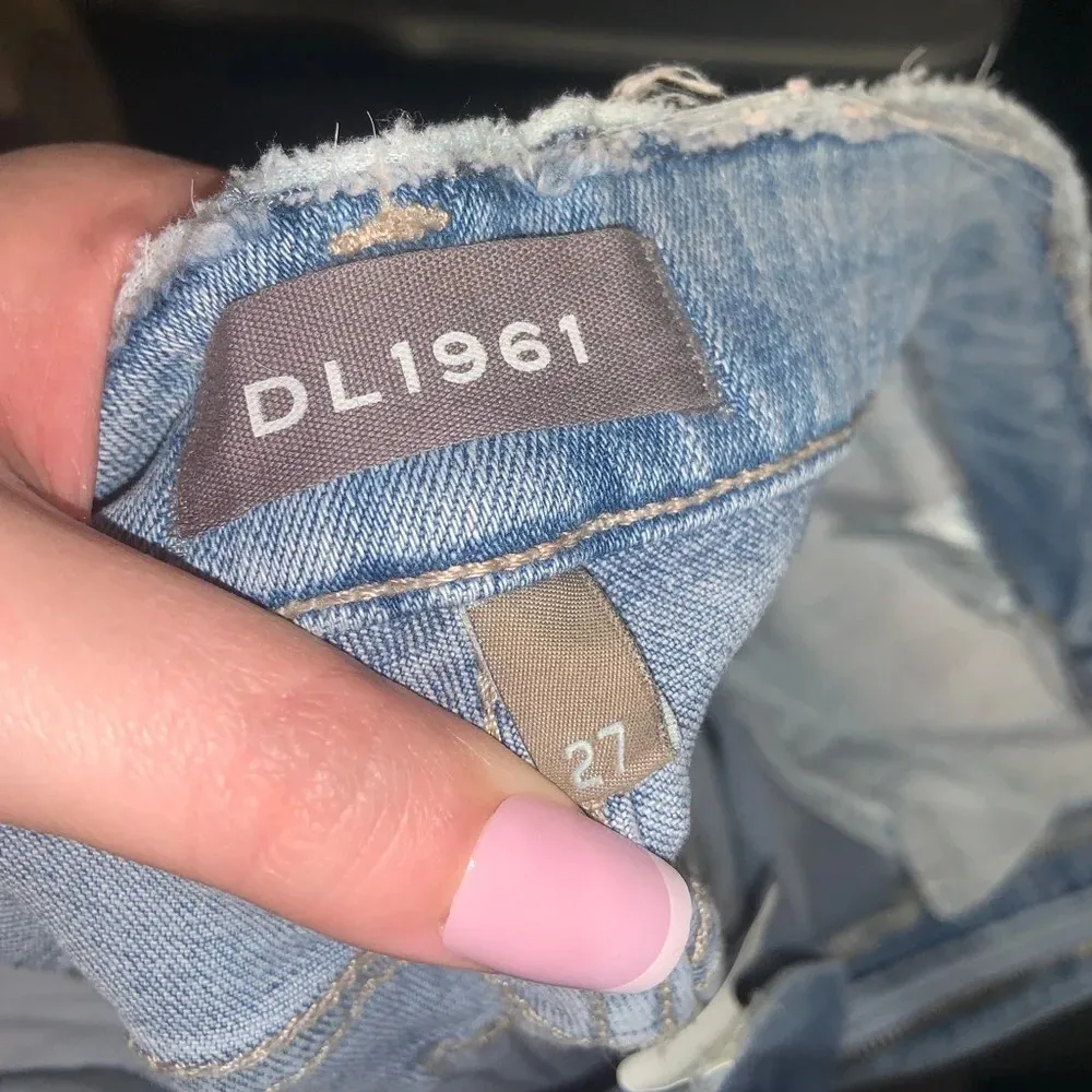 DL 1961 Chrissy ultra high distressed jean fall casual skinny denim revolve $200 - Image 7