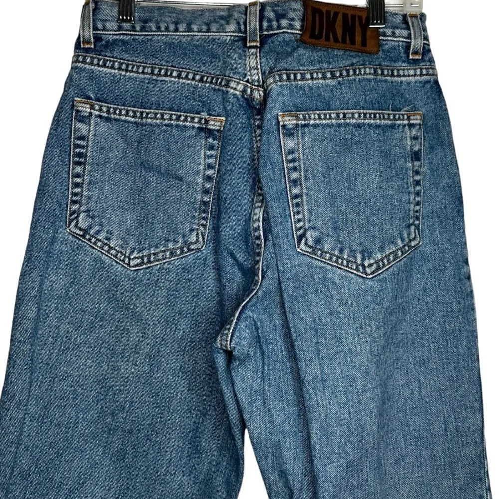 Vintage DKNY‎ Jeans Blue Size 12 - Image 5