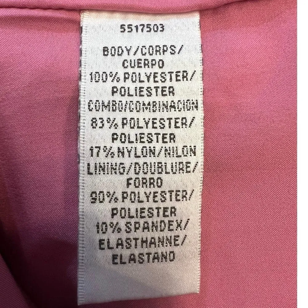 Kay Unger Caitlyn One Shoulder Rose Midi Jacquard Dress, Size 2 NEW - Image 11