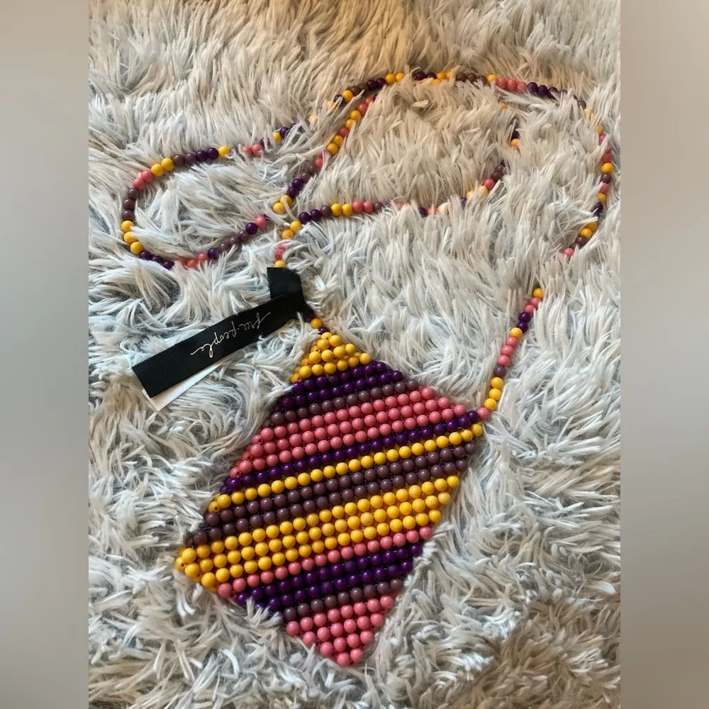 Brand New! Free People Astrid Mini Crossbody Multi Colored Bag - Image 2