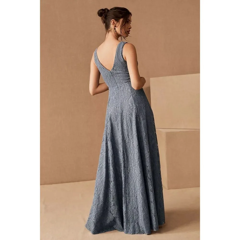 Anthropologie BHLDN Fame & Partners Dona Lace Maxi Dress Size 4 - Image 2
