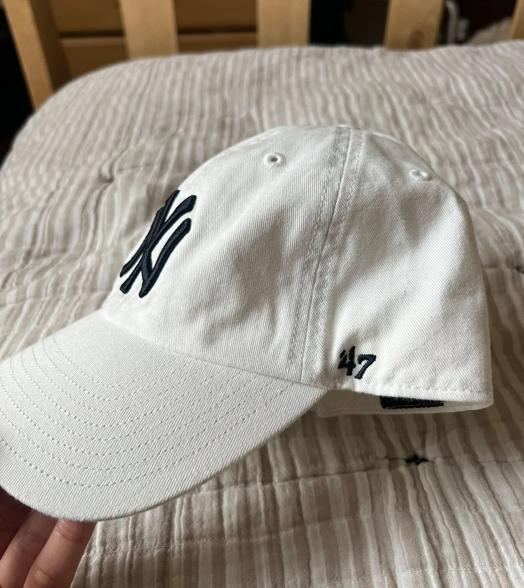 New Era New York Yankees Baseball Hat White - Image 2