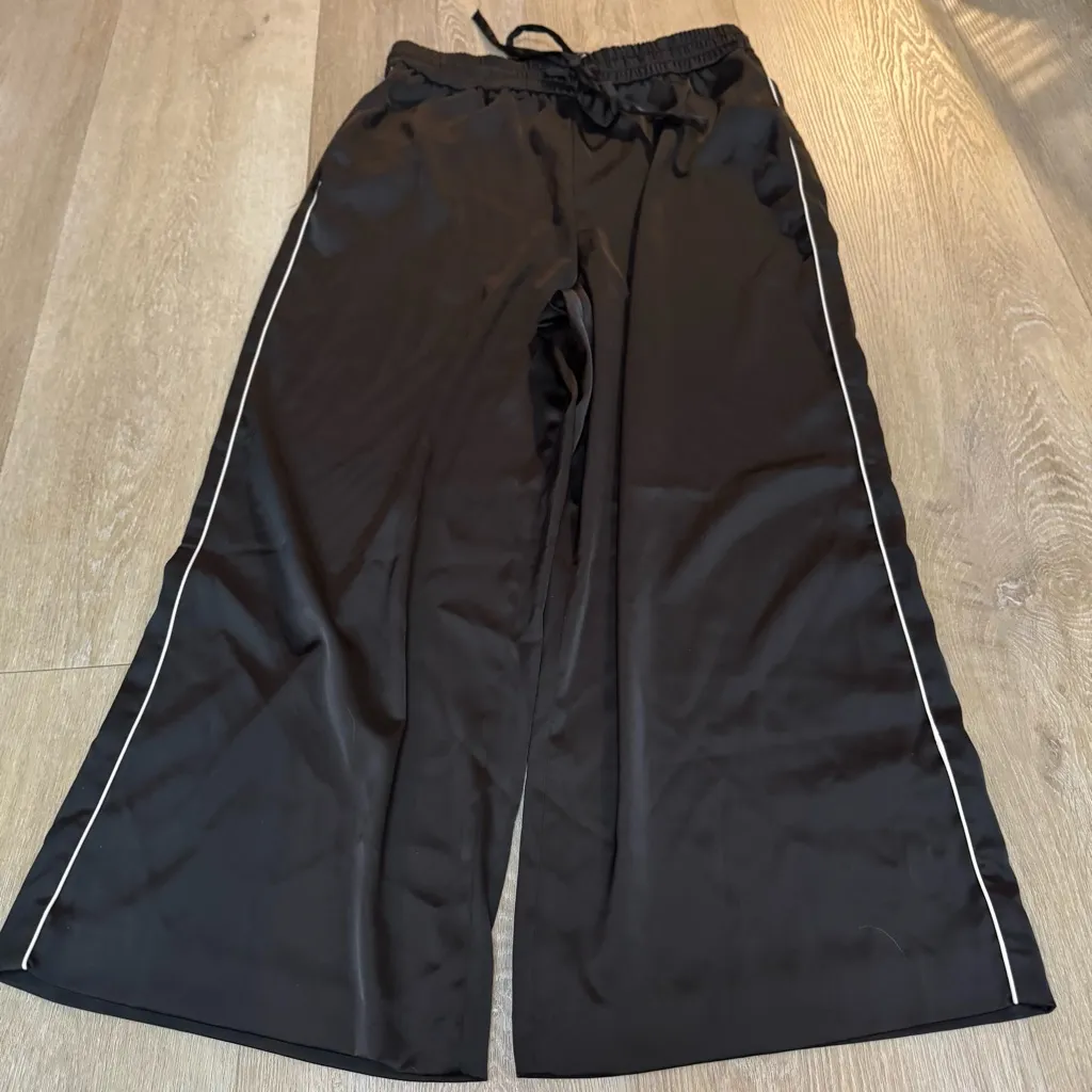 Zara Black Wide-Leg Pants - Image 2