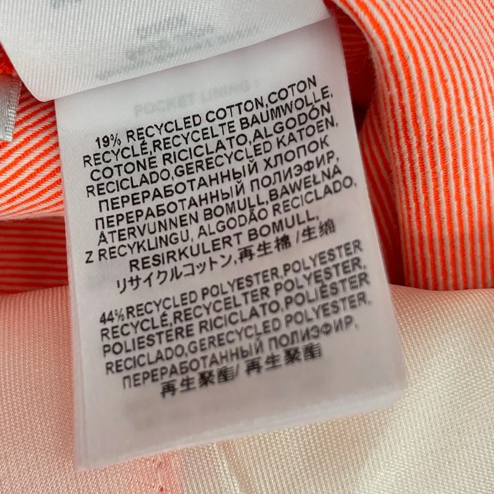 ESSENTIEL ANTWERP x ANTHROPOLOGIE Skirt SZ 2 Diner Flared Bottom Slit Orange NWT - Image 15