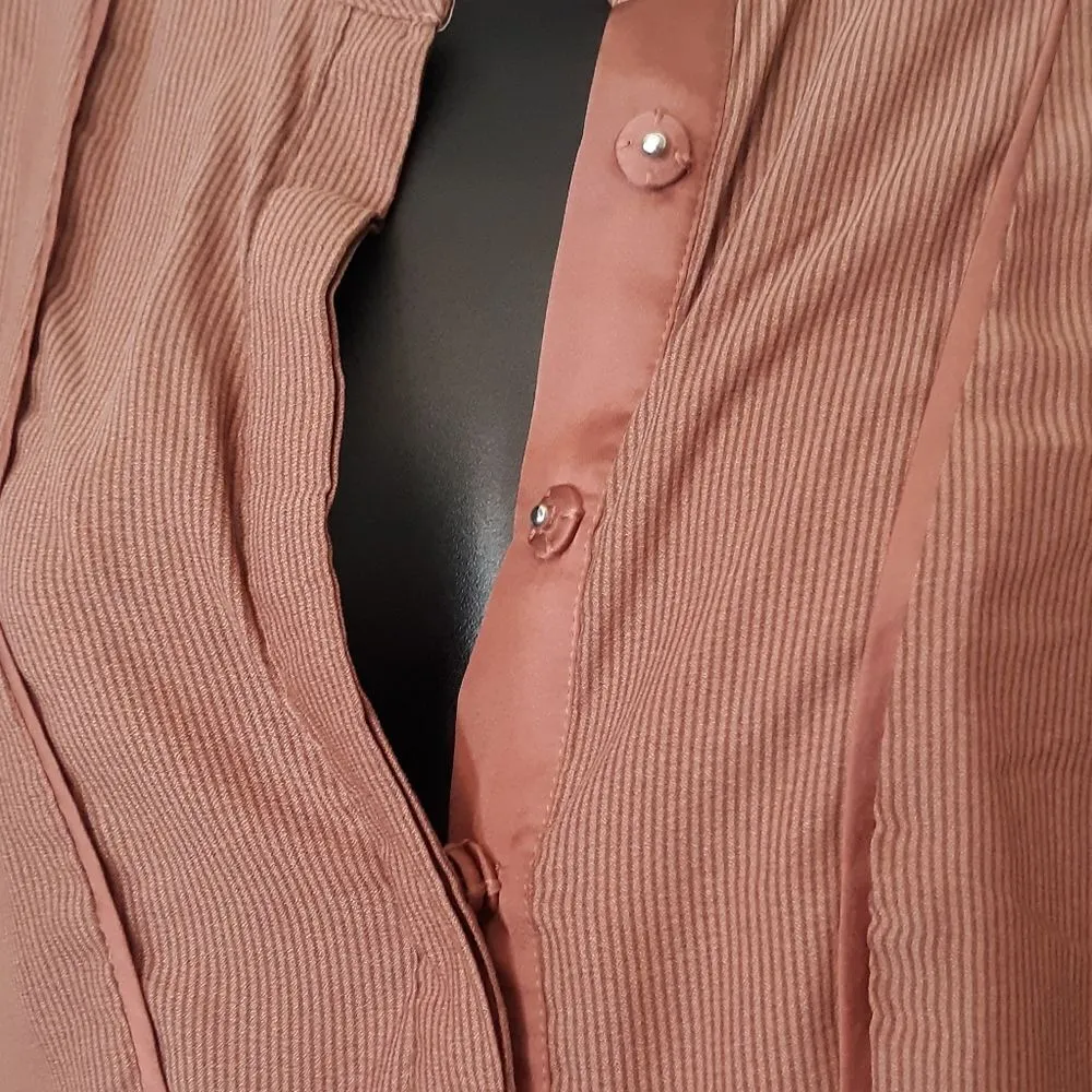 Urban Outfitter brown lightweight vneck blouse - Image 2