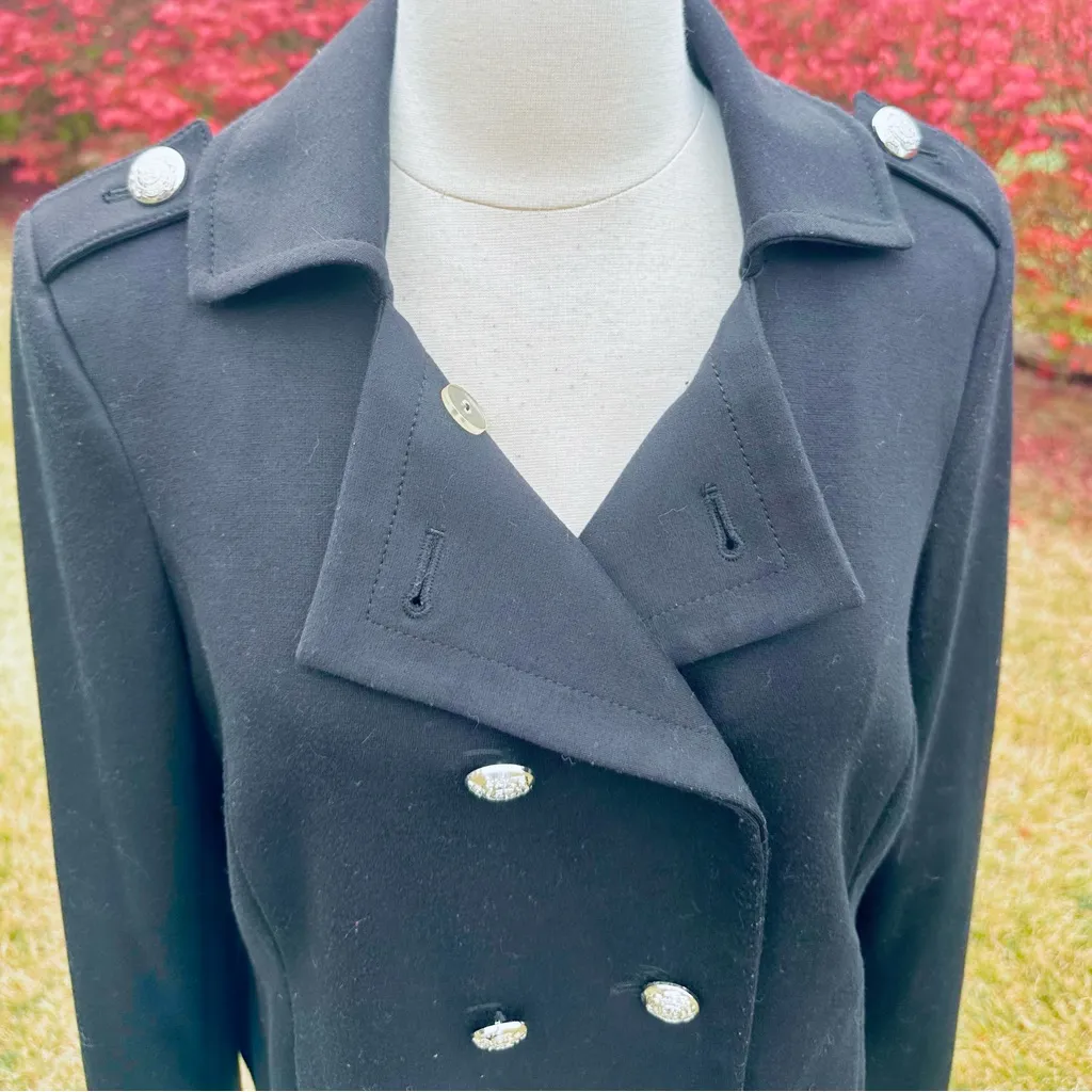 Jones New York Black Double-Breasted Women's Jacket - Image 7