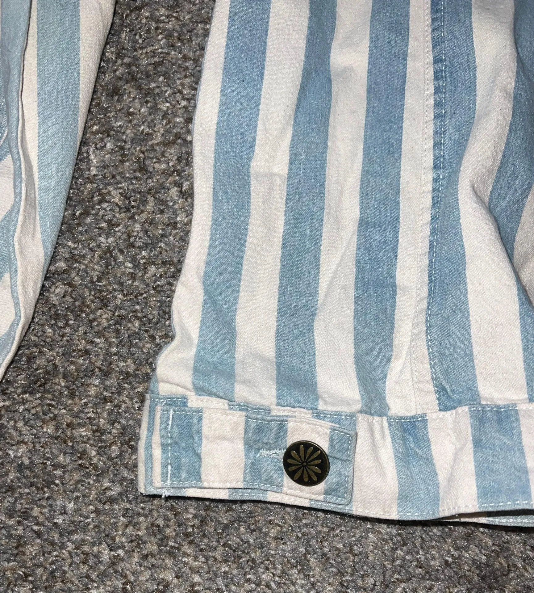 Striped Jean Jacket - Image 3