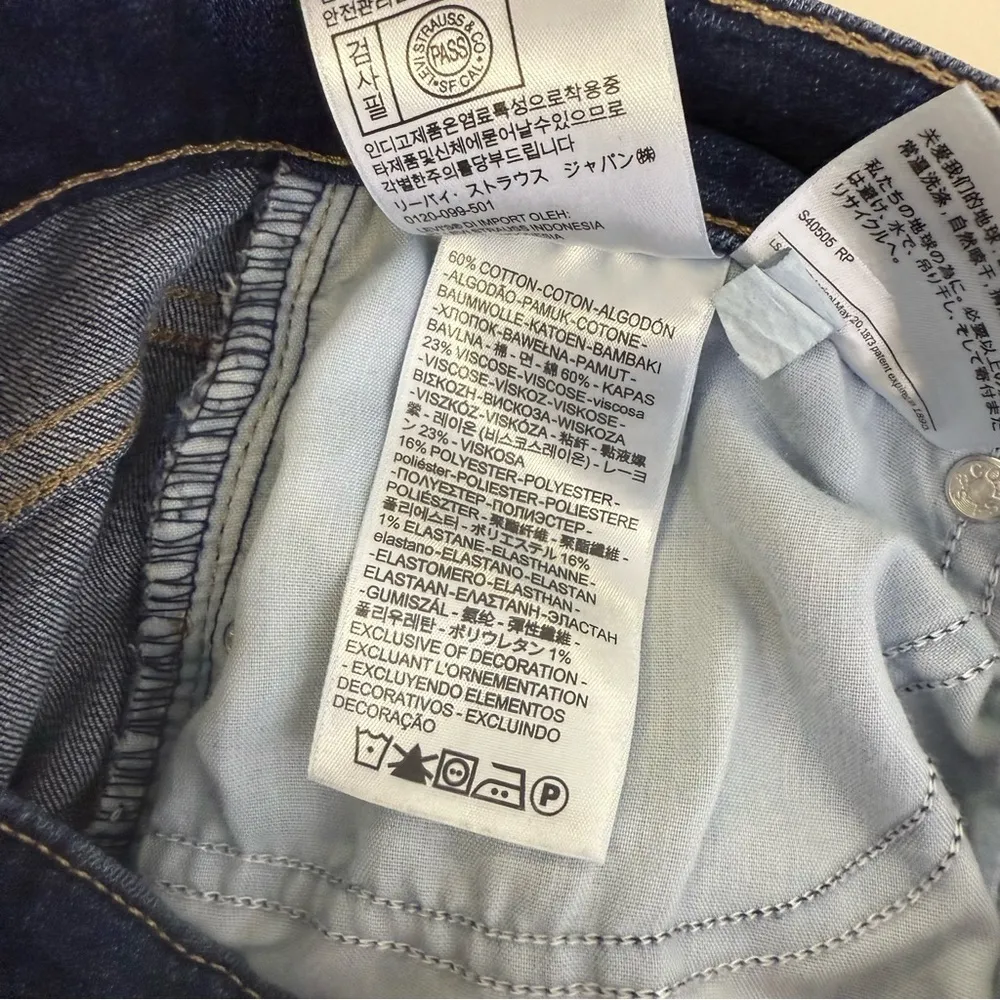 Levi’s 725 High Rise Bootcut Jeans Women’s Size 28 Tall Stretch - Image 6