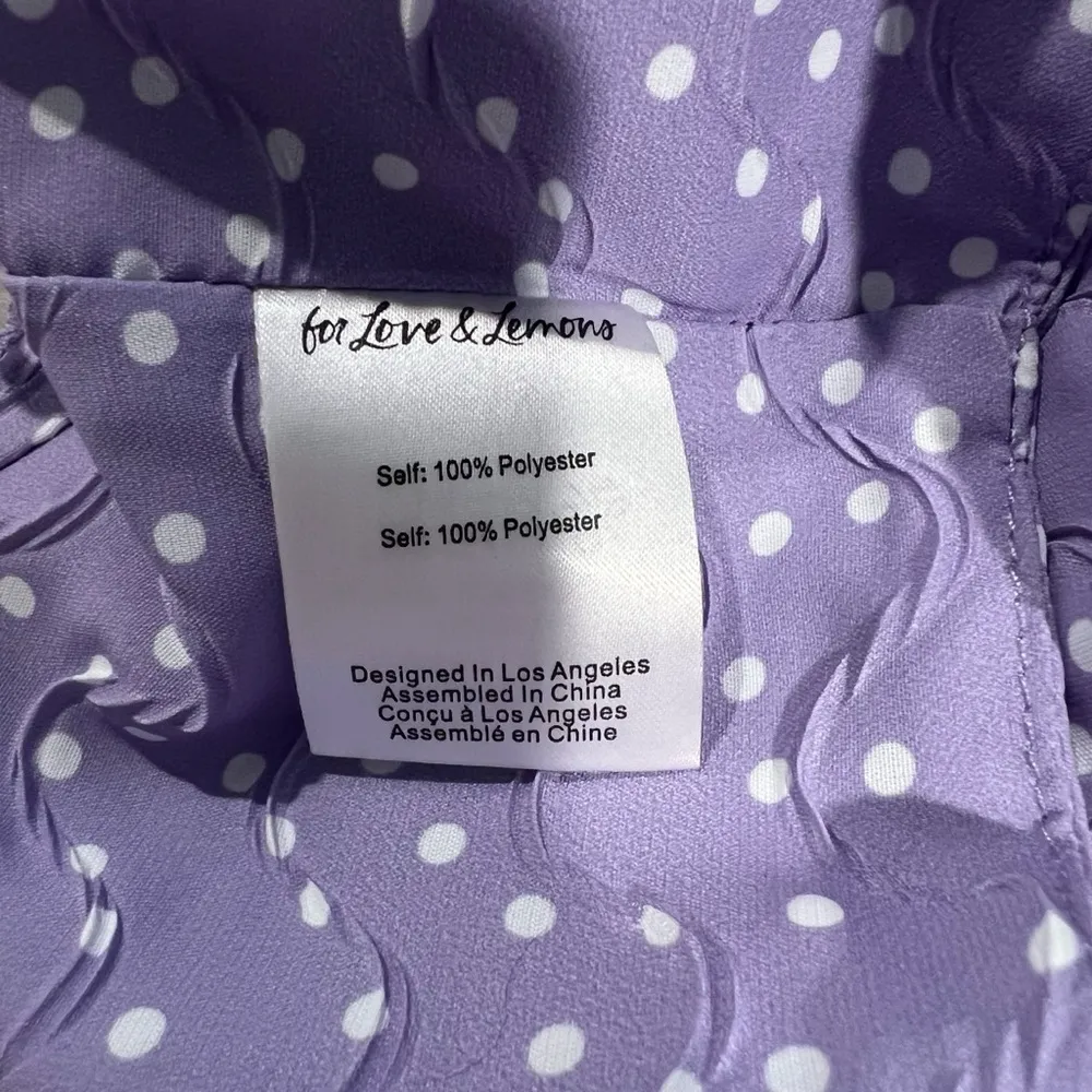 NWT For Love and Lemons Chelsea Crop Top Size Small - Image 11