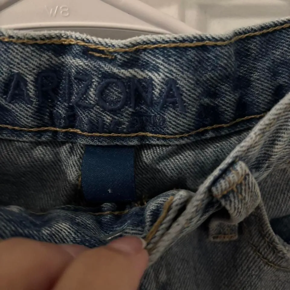 High Waisted Arizona Distressed‎ Jeans Blue Size 25 - Image 2