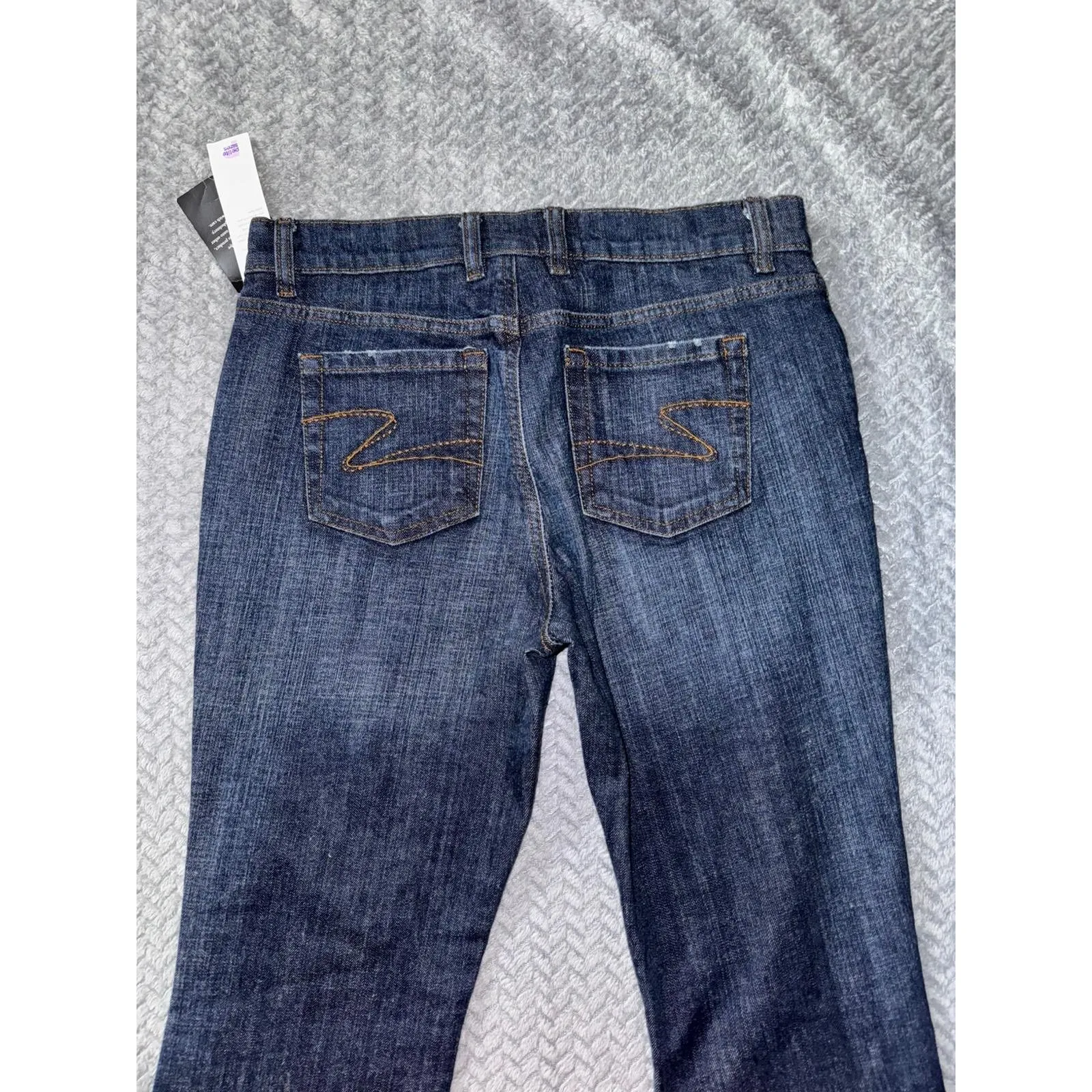 Liz & Co. Womens‎ Jeans Stretch Dark Wash Bootcut Denim Pants 10 Blue Size 10P - Image 5