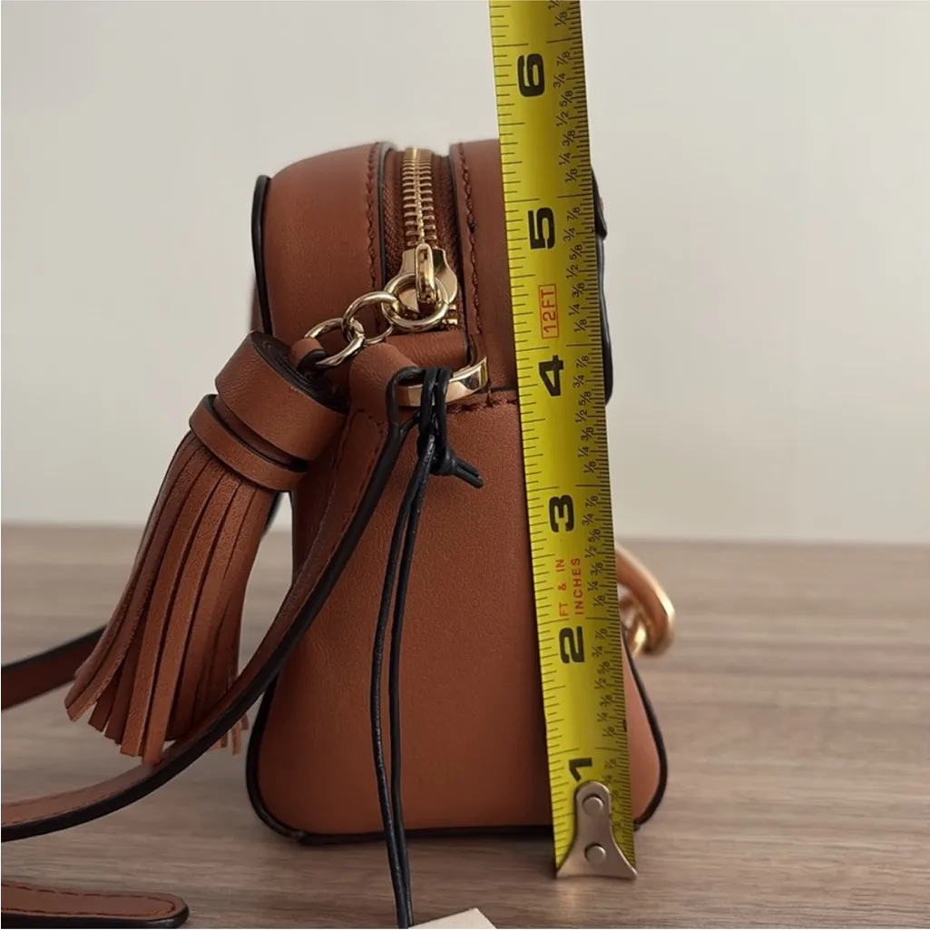 NWT Rebecca Minkoff MAB Camera Bag Crossbody in Almond Brown Handbag Purse New - Image 9