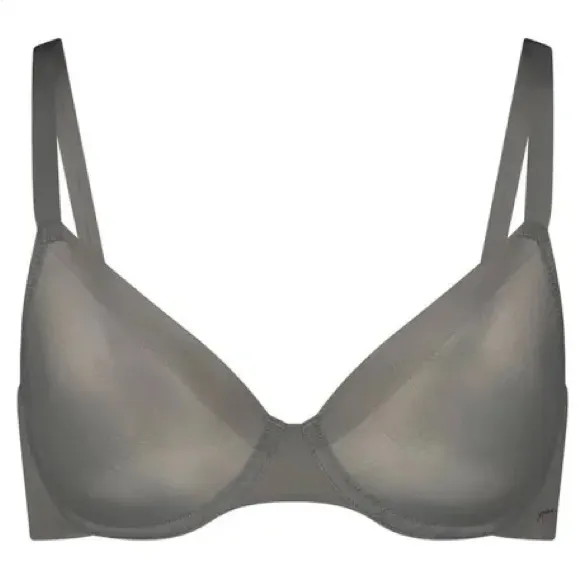 Skims No Show Unlined Balconette Bra Gunmetal NWT 38C RARE Sexy Brand new 1174 - Image 2