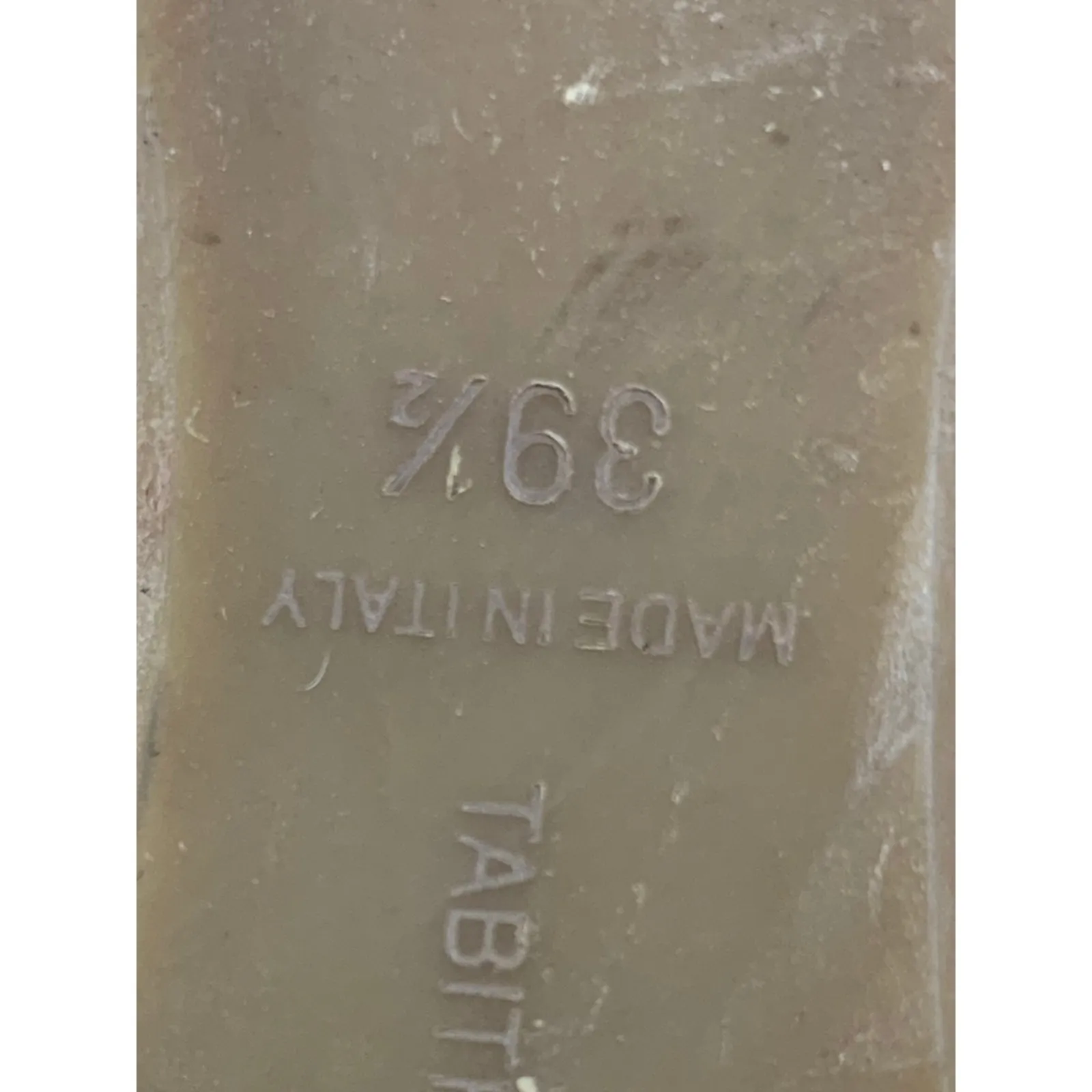 Tabitha Simmons Harp‎ Perforated Scalloped Wedge Gold Size 8.5 - Image 7