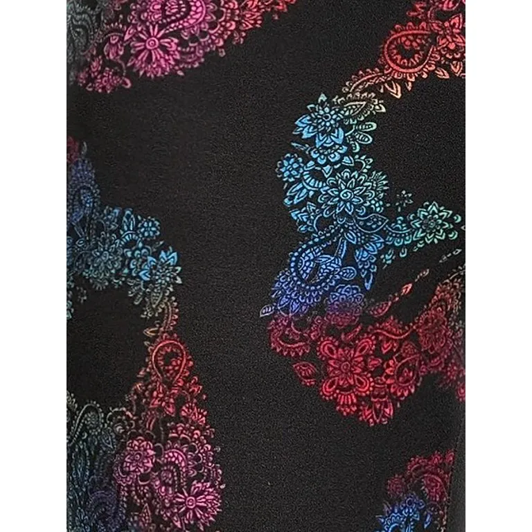 Sueded skull Leggings nwt large juniors Halloween Black - Image 2