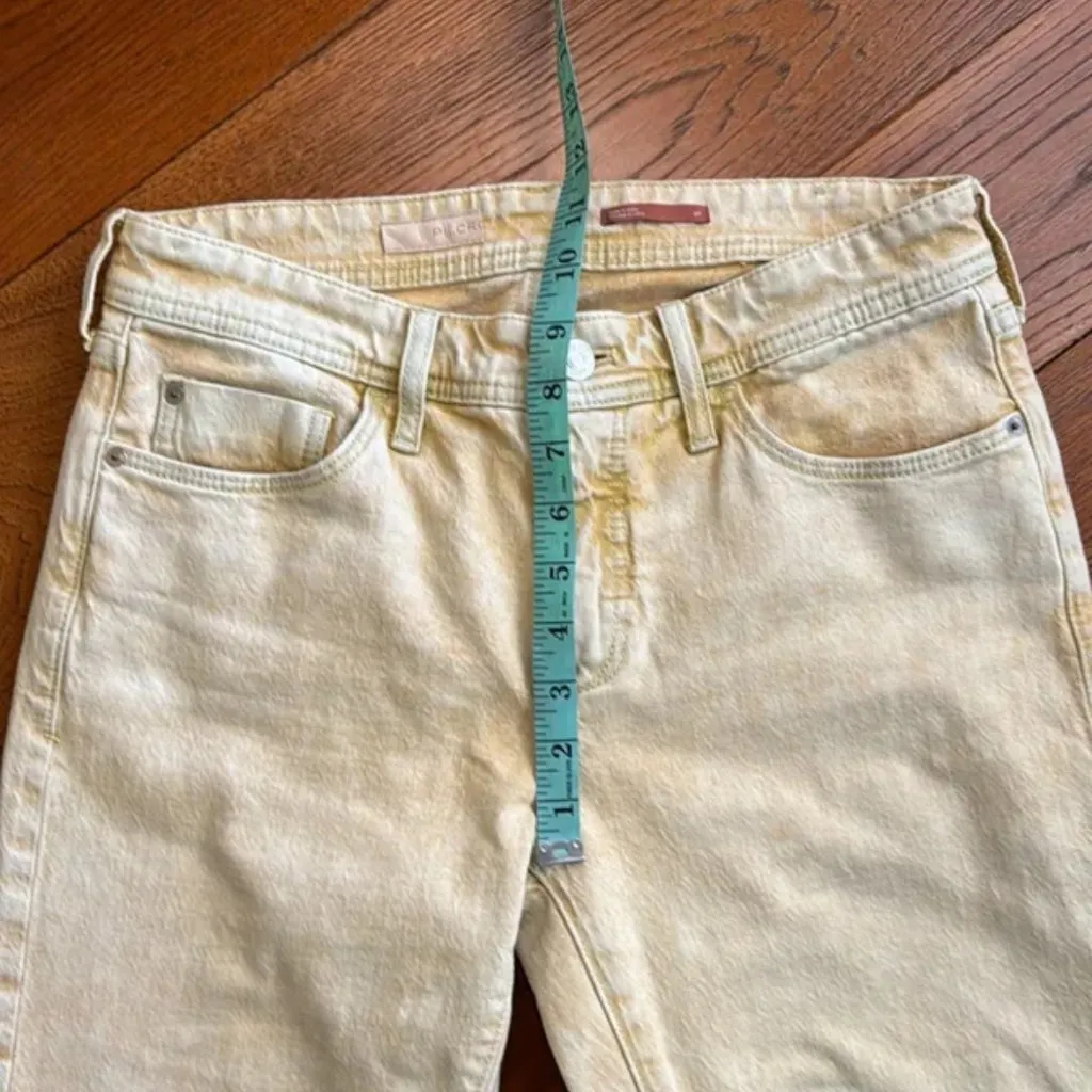 Anthropologie Pilcro the slim boyfriend jeans size 27 Yellow - Image 9