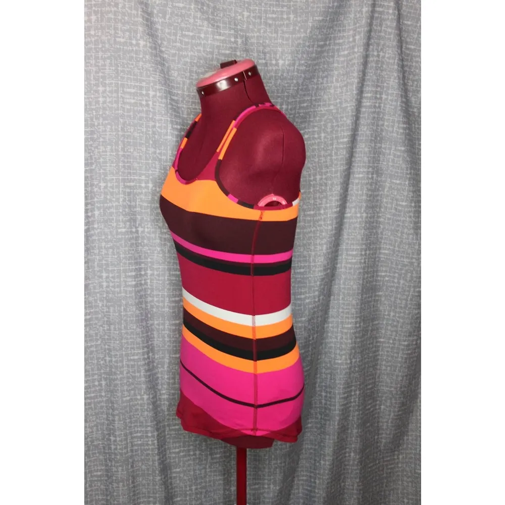 Lululemon Athletica Refresh Racer tank top striped - Image 7