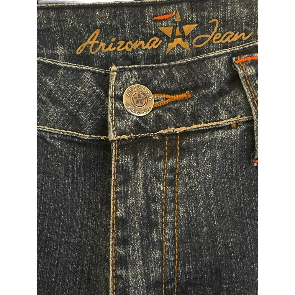 Arizona Jeans with Embroidered Pockets Size 16 - Image 4