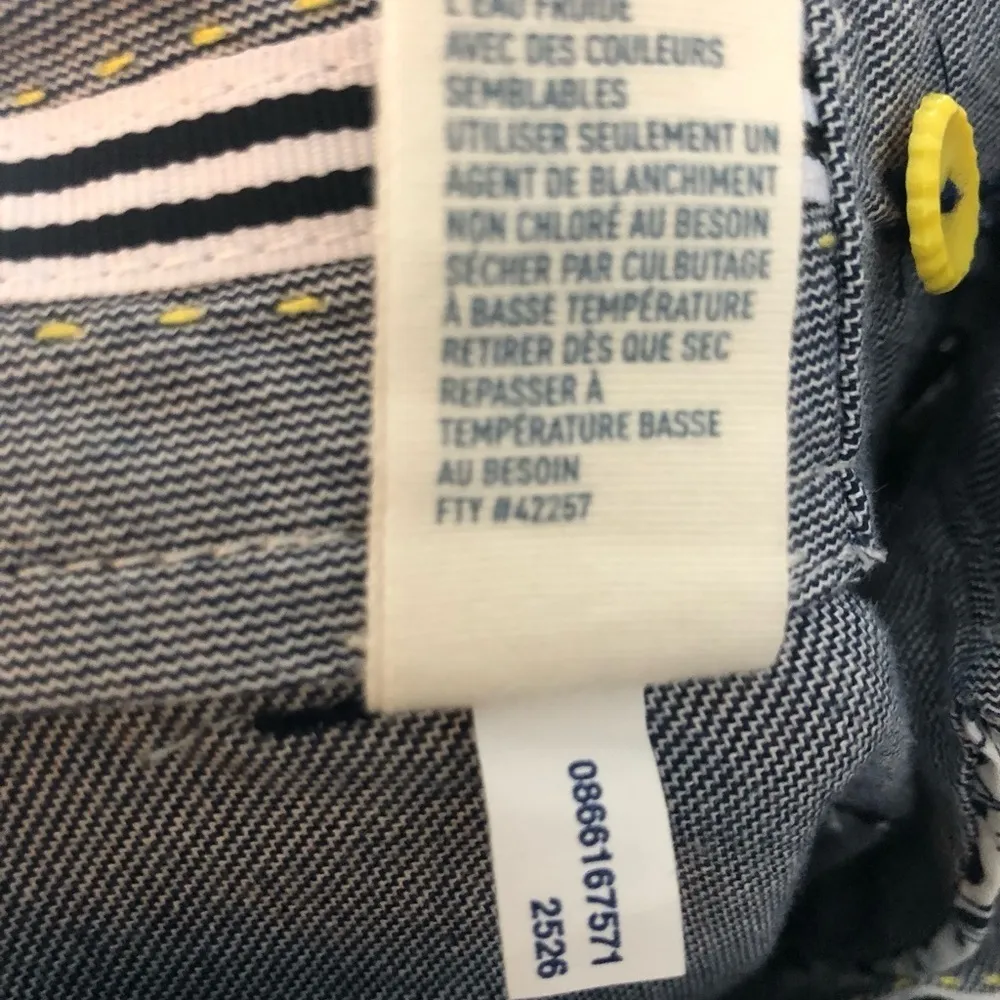 American Eagle Wide Leg Navy Chambray Pants Sz. 8X32 Pockets Live Your Life - Image 6