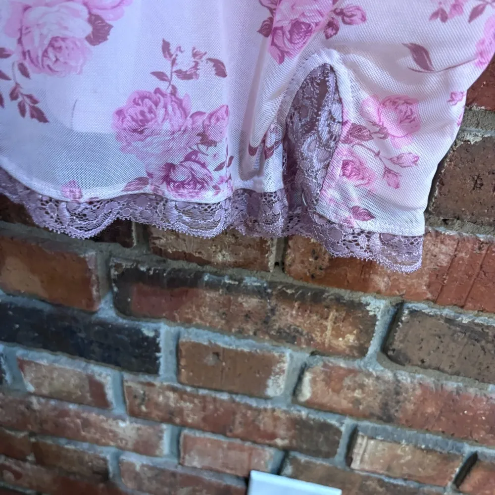 Wild Fable womens lingerie floral slip dress pink small girly y2k coquette - Image 2