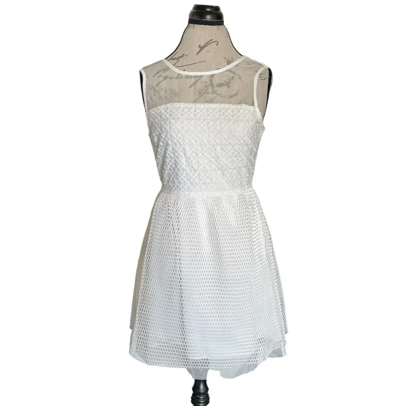 Romeo Juliet Couture Womens Dress Sz Medium White Wedding Bridal Shower Party - Image 5